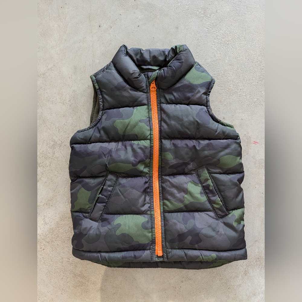Camo Puffer Vest